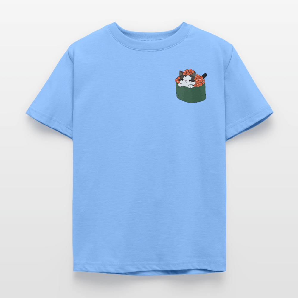 Sushi-Cats-Gunkan-kinder-t--shirt - Himmelblau