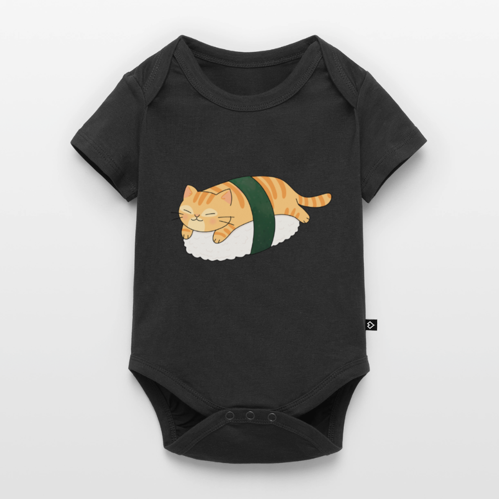 Sushi-Cats-Nigiri-baby-bio-body - Schwarz