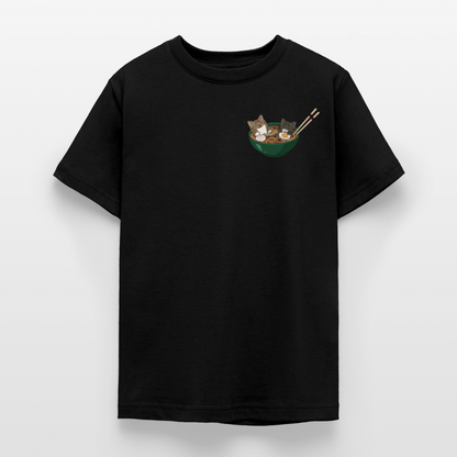 Sushi-Cats-ramen-teenager-kinder-t--shirt - Schwarz