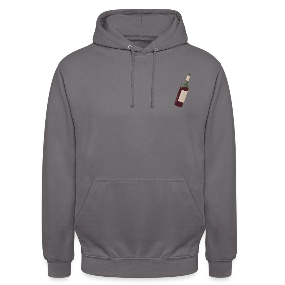 der.asoziale.wolf.unisex.hoodie - Mittelgrau