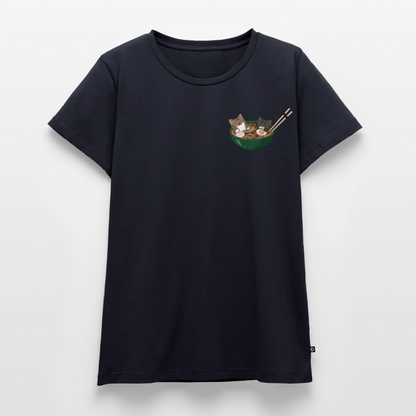 Sushi-Cats-ramen-frauen-shirt - Navy