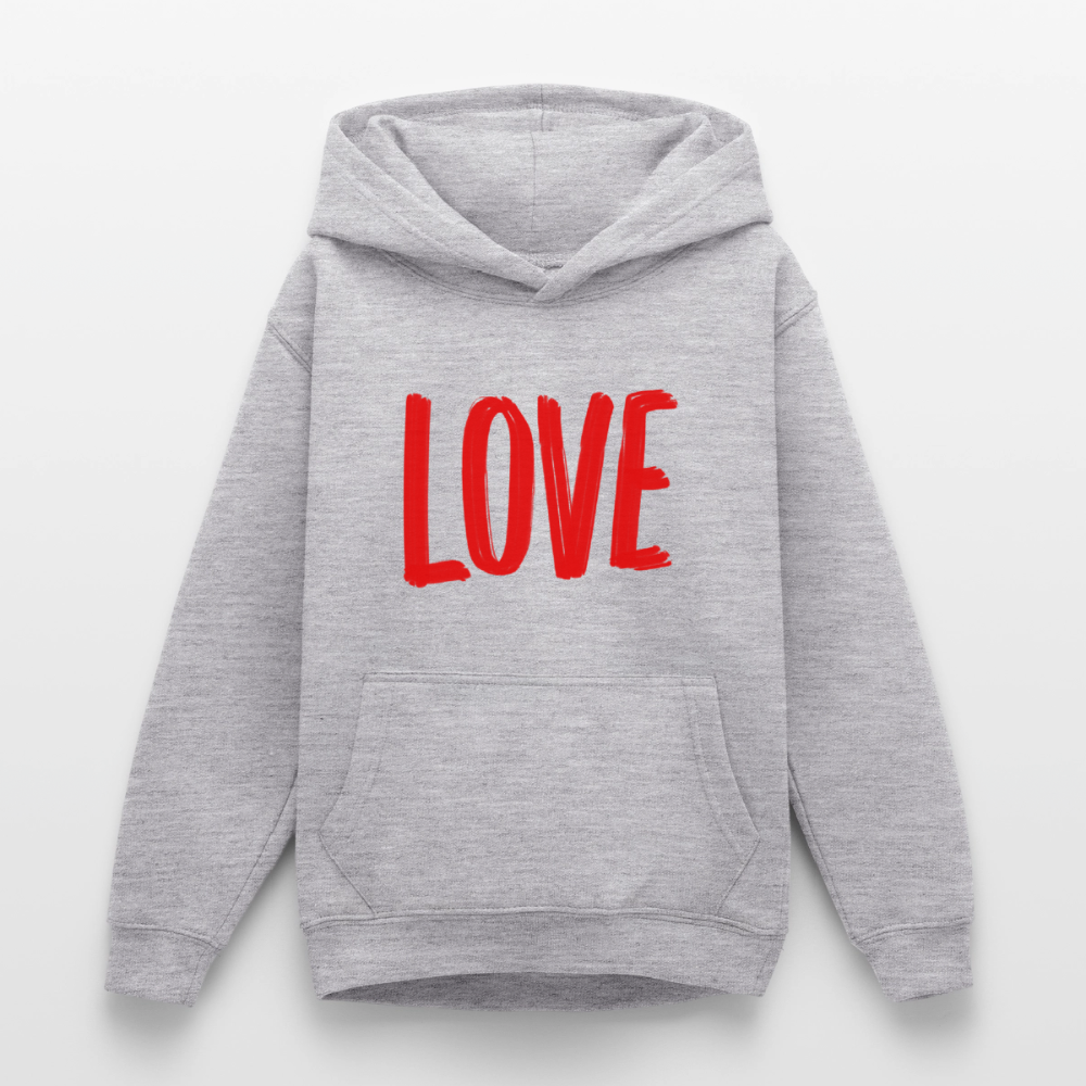 love.is.love.men.unisex.hoodie - Hellgrau meliert