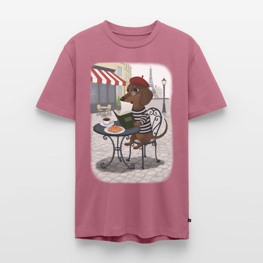 Dackel in Paris – Très Pawfect  | Premium T-Shirt für Männer - Mauve
