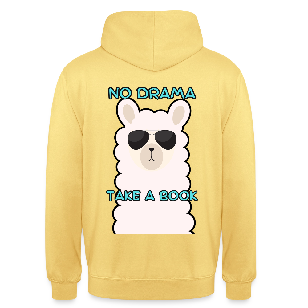 no-drama-unisex-hoodie - Zitronengelb