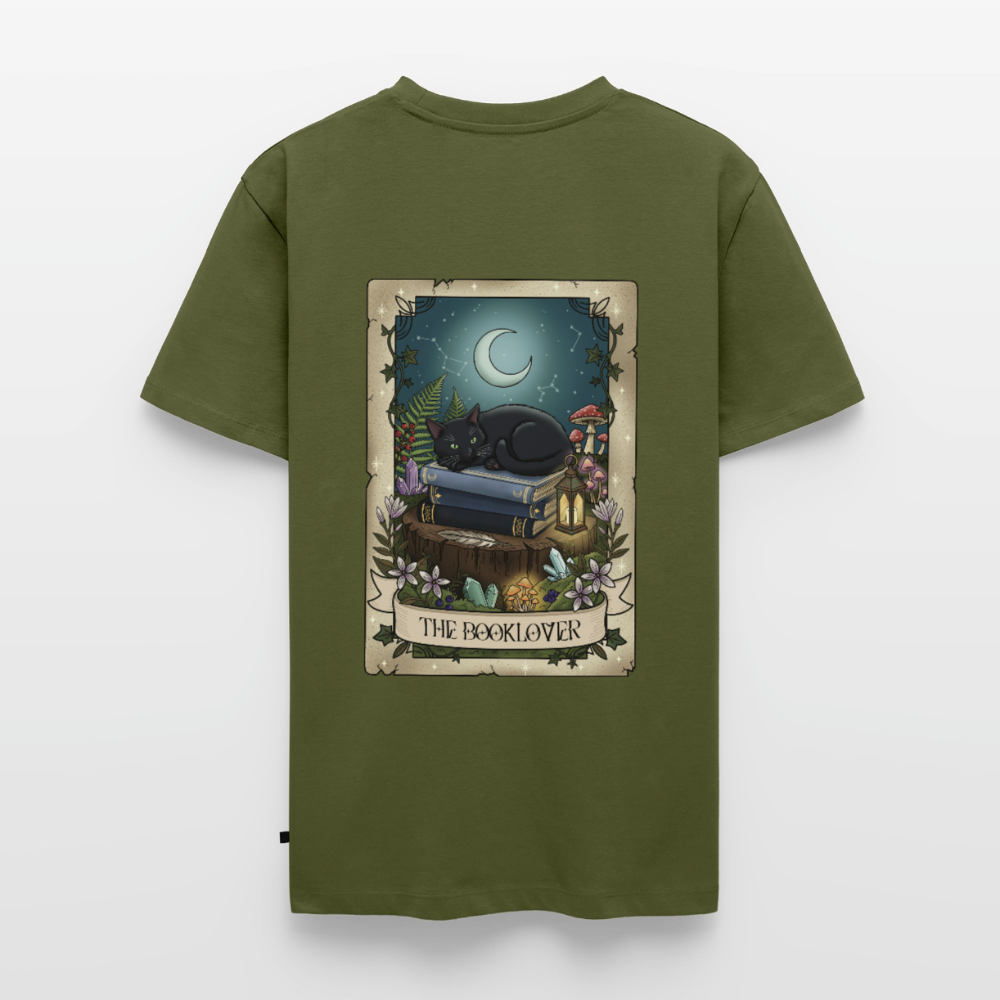 Tarotkarten-Booklover-männer-shirt - Khaki