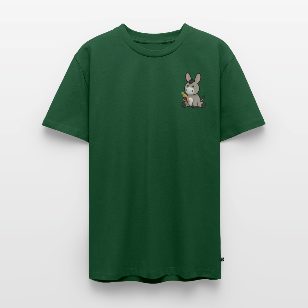 der-kleine-esel-männer-shirt-pocket - Flaschengrün