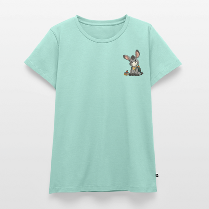 der-kleine-esel-classic-frauen-shirt-pocket - Mint 