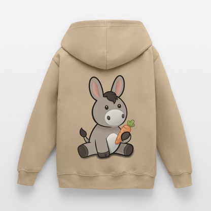 der-kleine-esel-kinder-hoodie - Sand