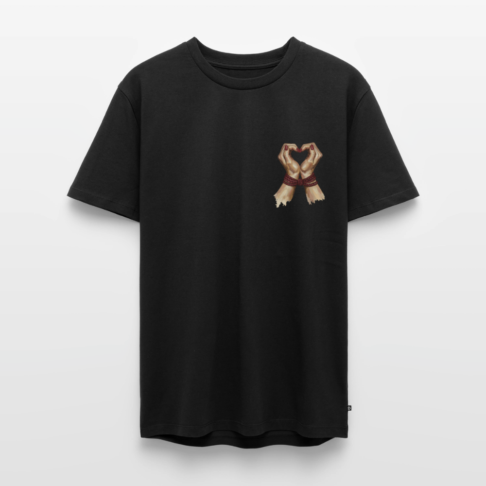 Bound by Love | Premium Bio-Shirt - Schwarz