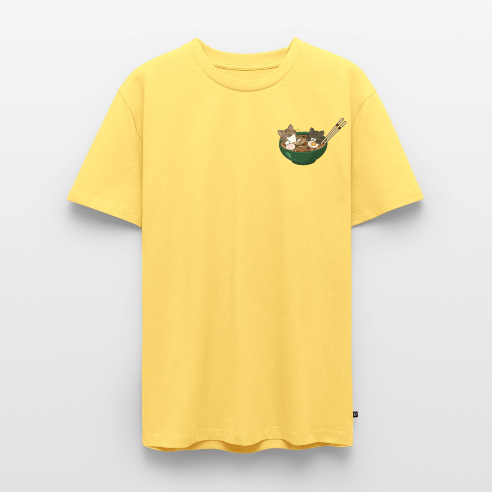 Sushi-Cats-Ramen-männer-shirt - Pastellgelb