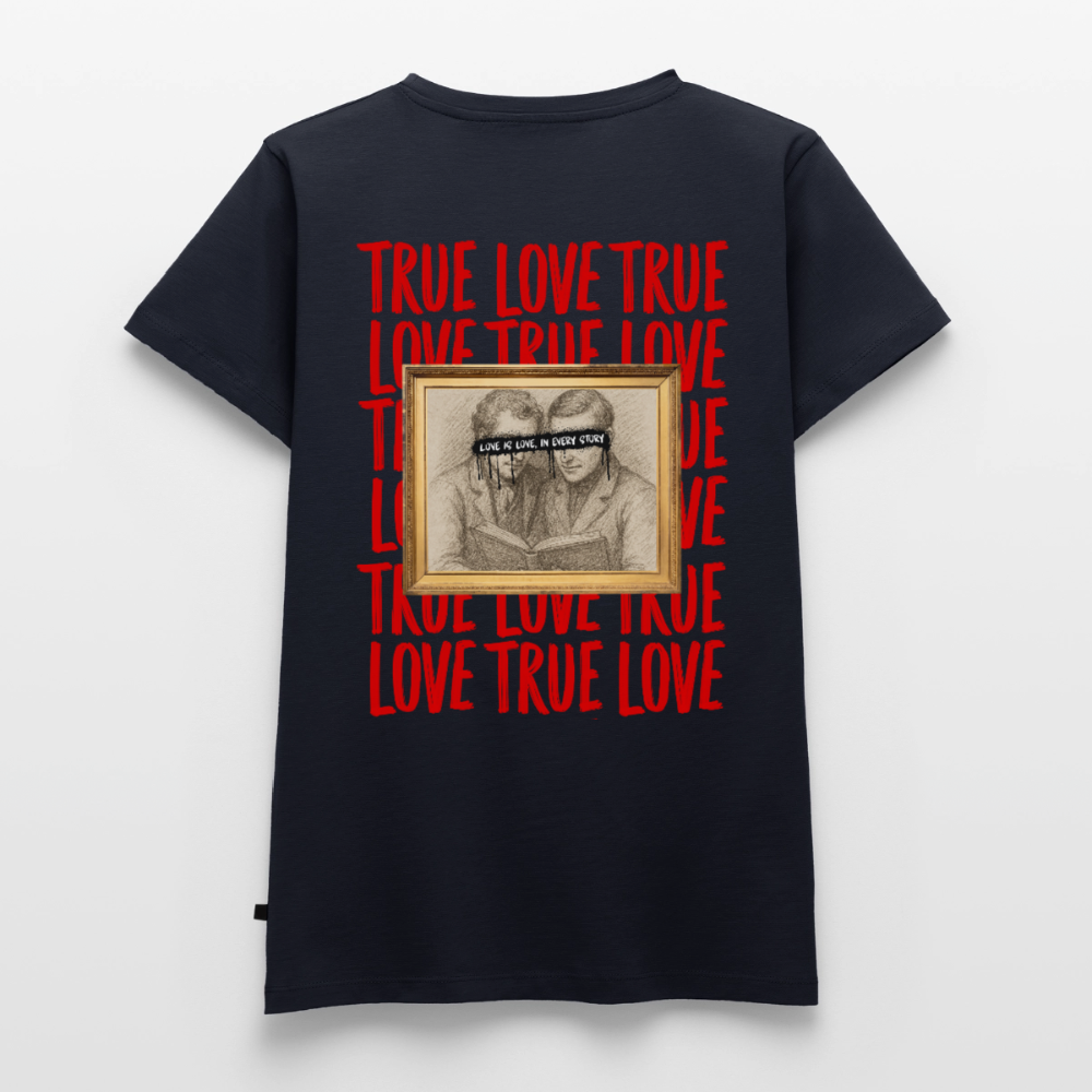 love.is.love.men.frauen.shirt - Navy
