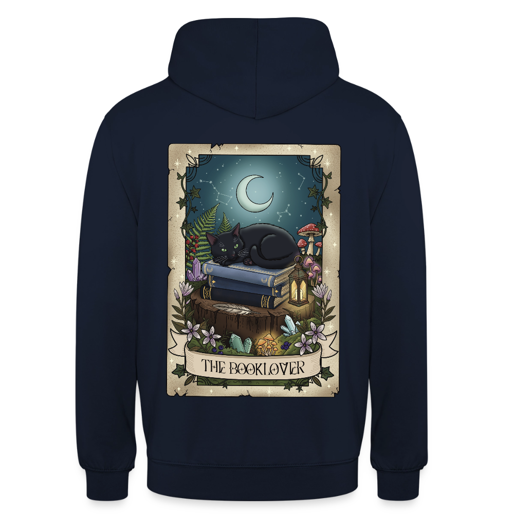Tarotkarten-Booklover-unisex-hoodie - Navy
