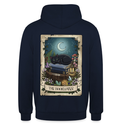 Tarotkarten-Booklover-unisex-hoodie - Navy