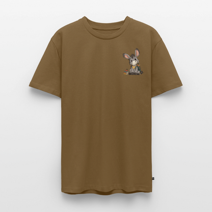 der-kleine-esel-classic-männer-shirt-pocket - Nussbraun