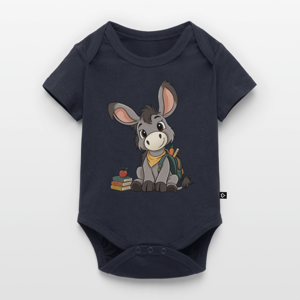 der-kleine-esel-classic-baby-bio-body - Navy