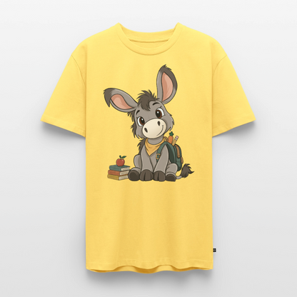 der-kleine-esel-classic-männer-shirt - Pastellgelb