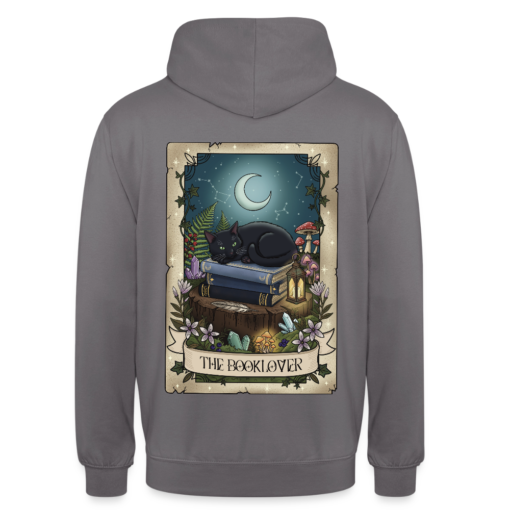 Tarotkarten-Booklover-unisex-hoodie - Mittelgrau