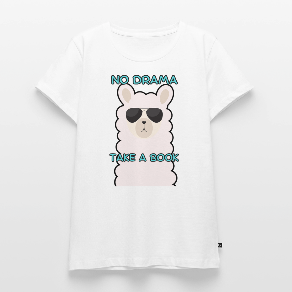 no-drama-frauen-shirt - Weiß