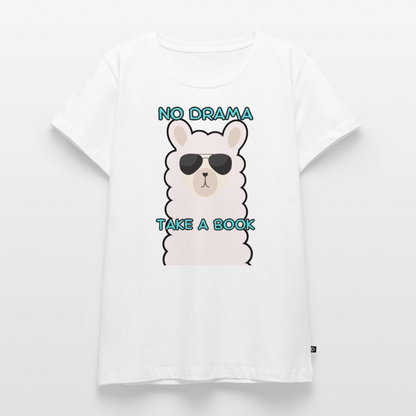no-drama-frauen-shirt - Weiß