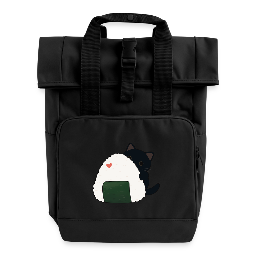 Sushi-Cats-Onigiri-unisex-rucksack-14l - Schwarz