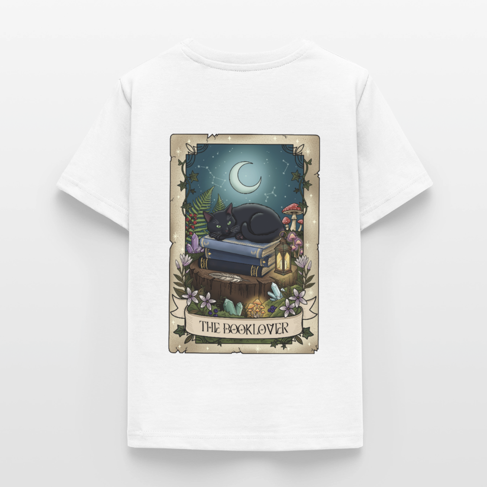 Tarotkarten-Booklover-kinder-shirt - Weiß