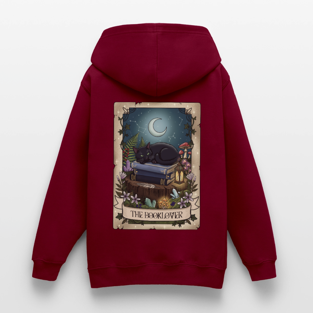 Tarotkarten-Booklover-teenager-hoodie - Bordeaux