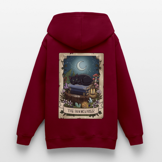 Tarotkarten-Booklover-teenager-hoodie - Bordeaux