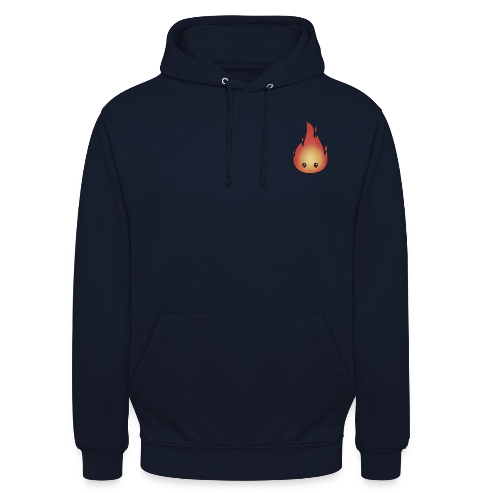 Kleiner.buecherdrache.unisex.hoodie - Navy