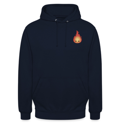 Kleiner.buecherdrache.unisex.hoodie - Navy