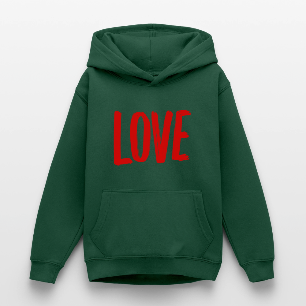 love.is.love.women.unisex.hoodie - Flaschengrün