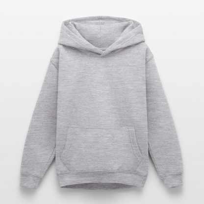 no-drama-teenager-hoodie - Hellgrau meliert