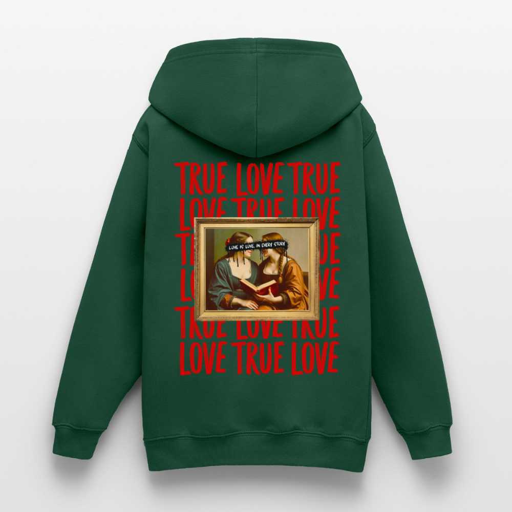 love.is.love.women.unisex.hoodie - Flaschengrün