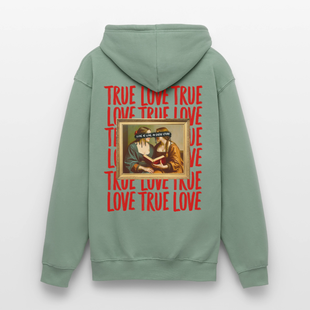 love.is.love.women.Unisex.Hoodie - Graugrün