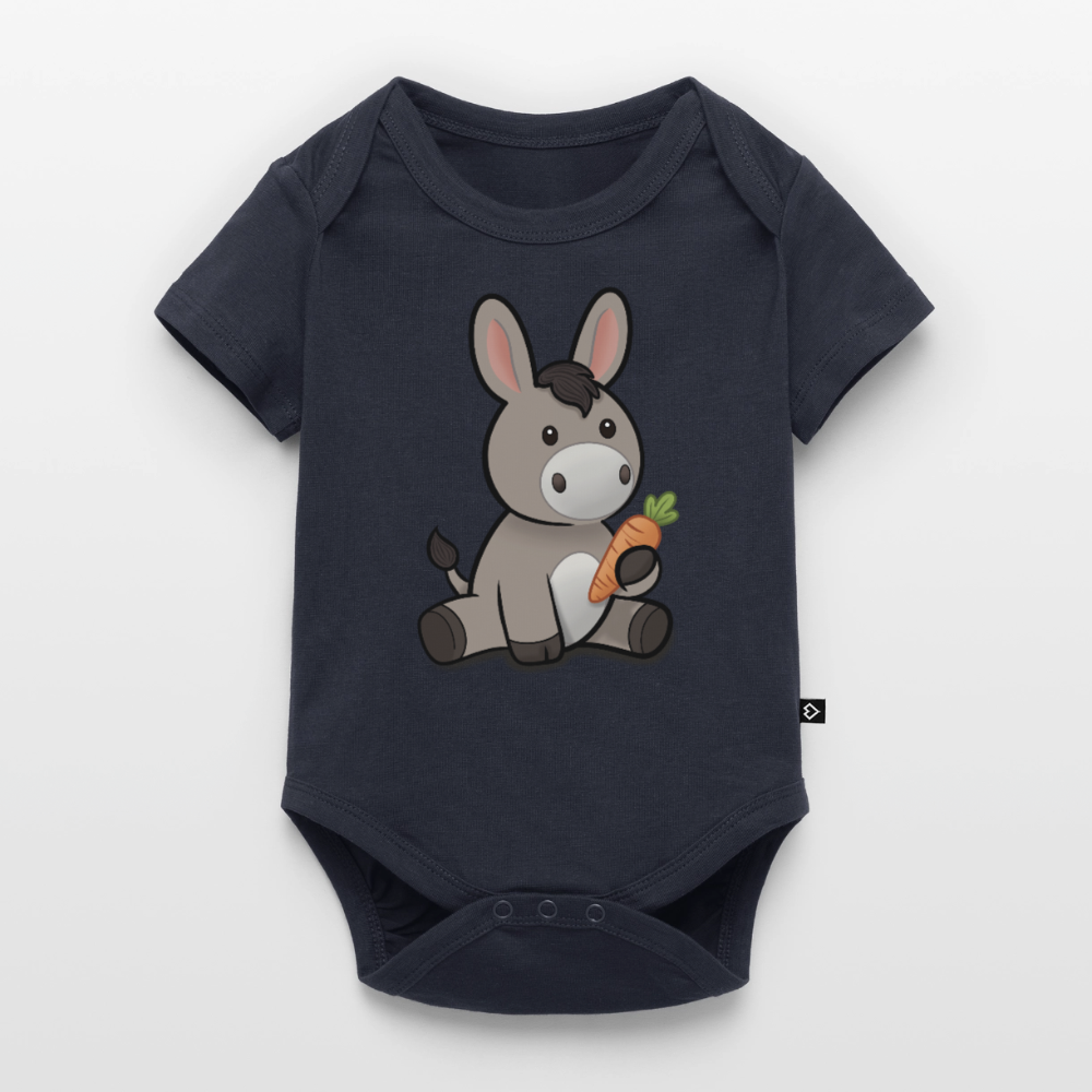 der-kleine-esel-baby-bio-body - Navy
