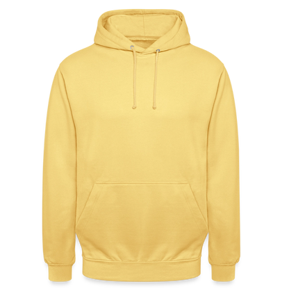 no-drama-unisex-hoodie - Zitronengelb