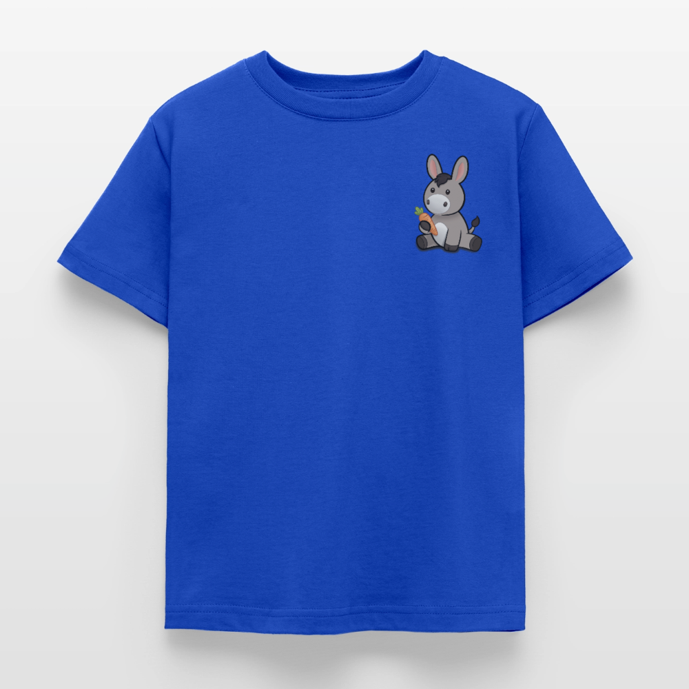 der-kleine-esel-kinder-t-shirt-pocket - Royalblau