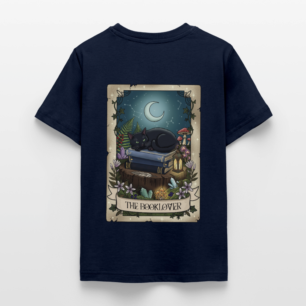 Tarotkarten-Booklover-kinder-shirt - Navy