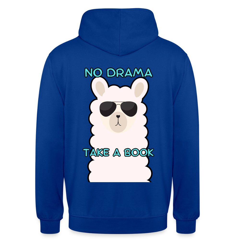 no-drama-unisex-hoodie - Royalblau