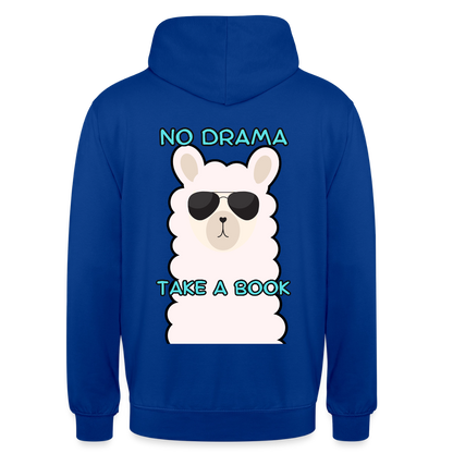 no-drama-unisex-hoodie - Royalblau