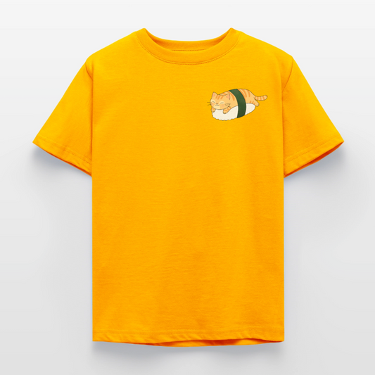 Sushi-Cats-Nigiri-kinder-t-shirt - Gold
