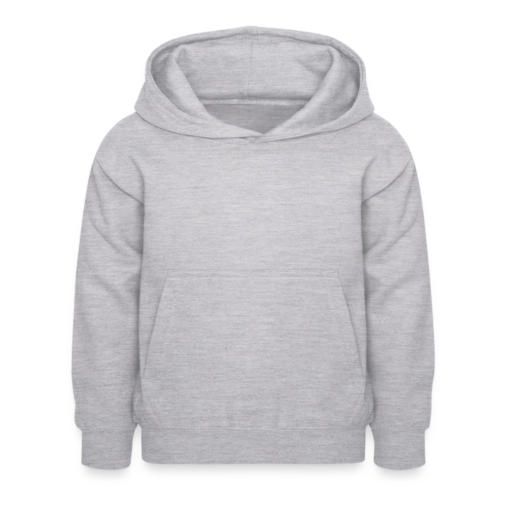 Kleiner.Delfin .große.Welle.kinder.hoodie - Hellgrau meliert