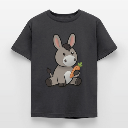 der-kleine-esel-kinder-t-shirt - Dunkelgrau