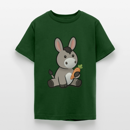 der-kleine-esel-teenager-t-shirt - Forstgrün 