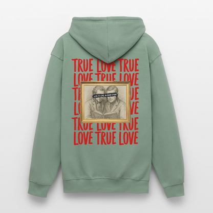 love.is.love.men.Unisex.Hoodie - Graugrün