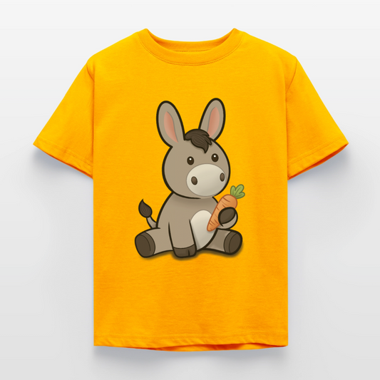 der-kleine-esel-kinder-t-shirt - Gold
