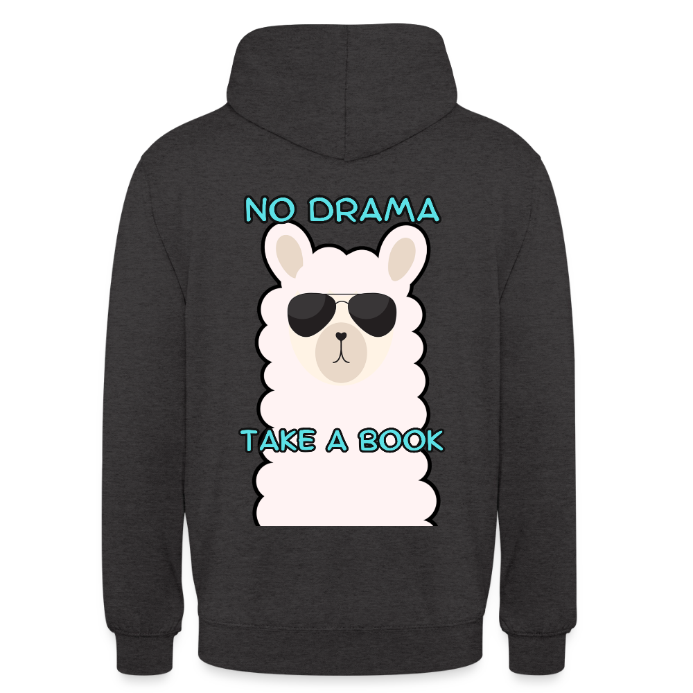 no-drama-unisex-hoodie - Anthrazit