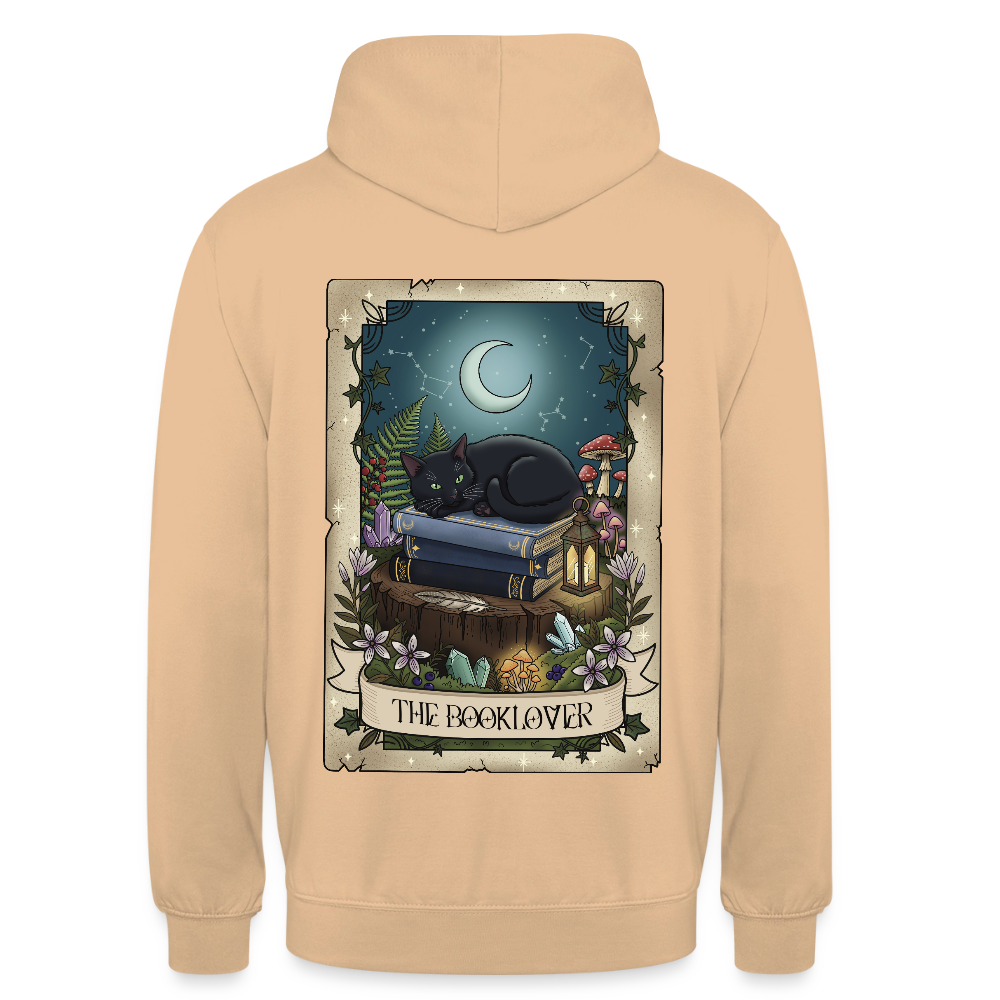 Tarotkarten-Booklover-unisex-hoodie - Pfirsich