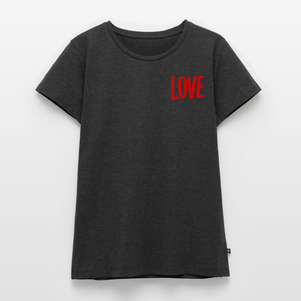 love.is.love.men.frauen.shirt - Anthrazit meliert