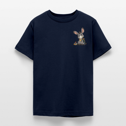 der-kleine-esel-teenage-classic-t-shirt-pocket - Navy