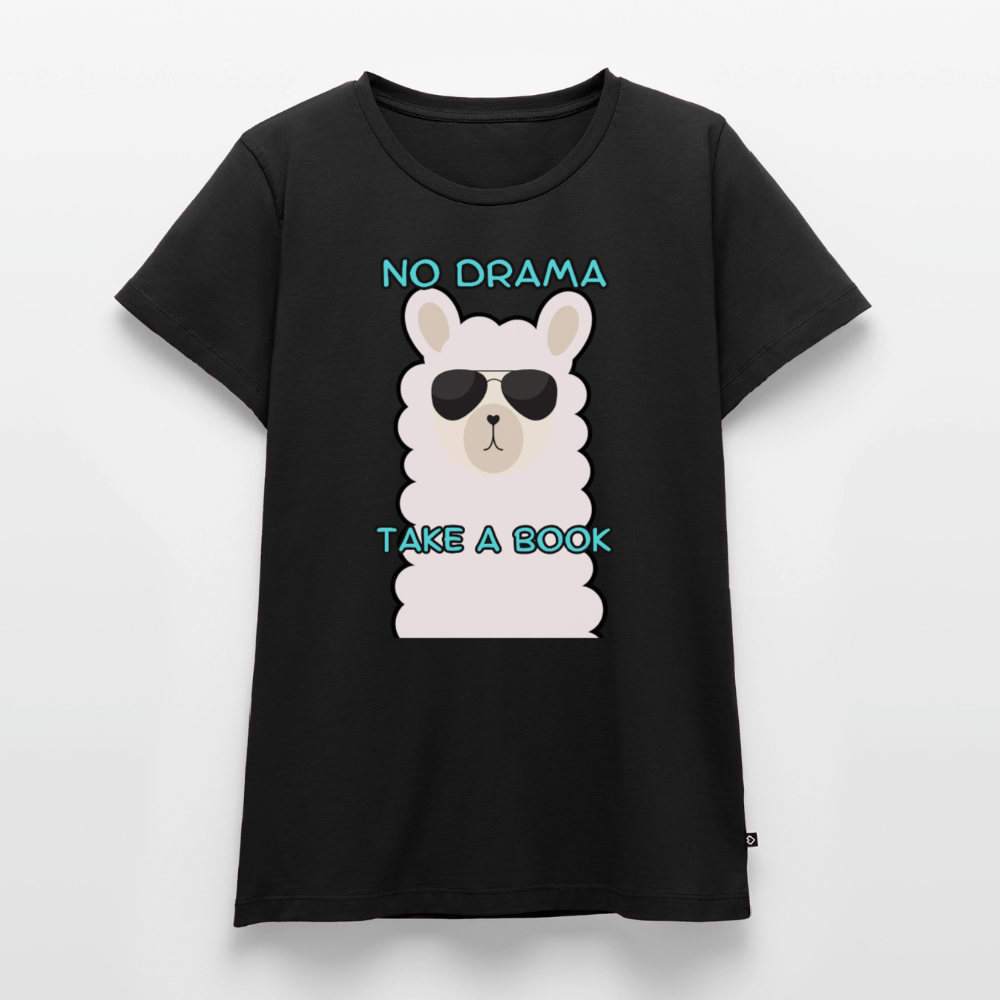 no-drama-frauen-shirt - Schwarz